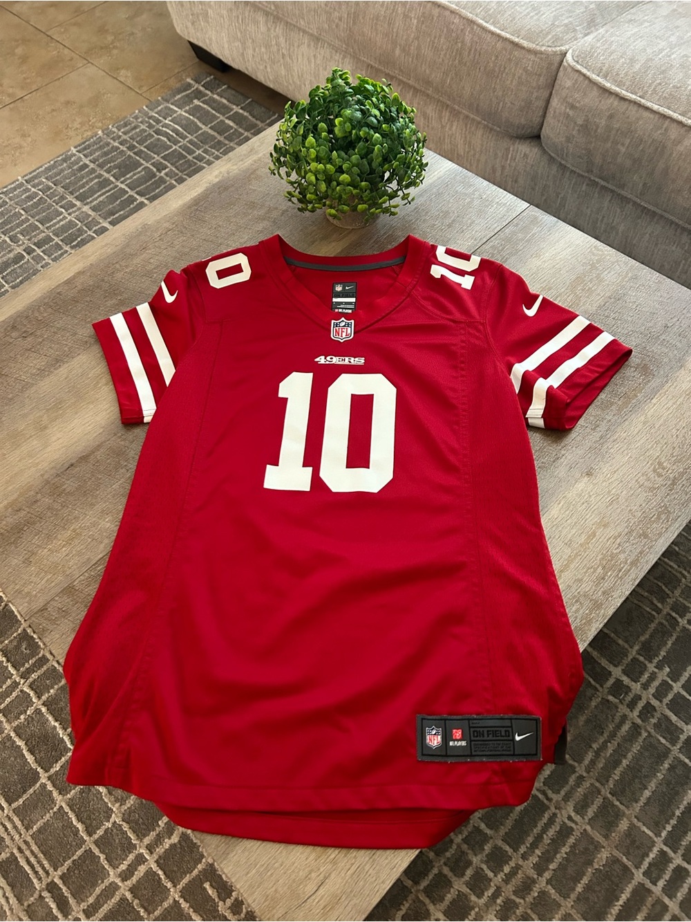 NFL Nike woman’s San Francisco 49ers Garoppolo Football Jersey #10